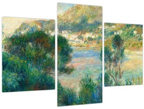 Tablou - Auguste Renoir, View of Monte Carlo from Cap Martin, reproducere (90x60 cm)