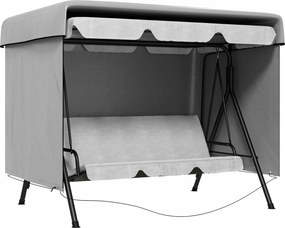 Outsunny Husă pentru mobilier de grădină, husă de protecție pentru mobilier exterior, 215 cm x 155 cm x 150 cm, Gri | Aosom Romania