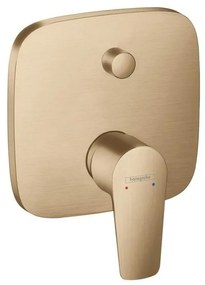 Baterie cada - dus incastrata Hansgrohe Talis E monocomanda bronz periat