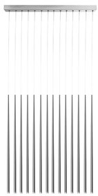 Lustra LED design modern minimalist 45cm Louise 14 chrome ZZ AZ3426