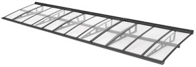 Copertină pentru ușă Kassel 100 x 450 cm CoverTech antracit