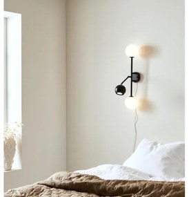 Aplică BESIDE 2xG9/20W/230V + 1xGU10/7W/230V neagră Markslöjd 108255