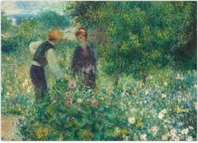 Tablou - Auguste Renoir, Picking Flowers, reproducere (70x50 cm)