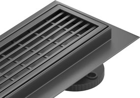 Mexen Flat 360° M33 scurgere liniară rotativă 80 cm, negru - 1733080-40