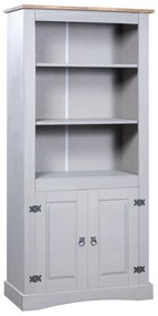 282623 vidaXL Dulap de bucătărie, gri, pin mexican, 80x40x170 cm, gama Corona