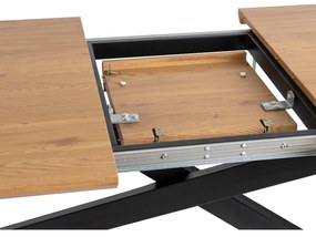 JAKS Masă extensibilă Hamilton 160-200 cm stejar auriu