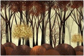 Tablou - Pădure decorativă (90x60 cm)