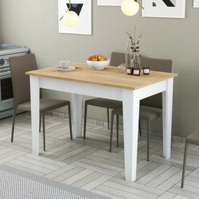 Masă de sufragerie Kiev White and Oak