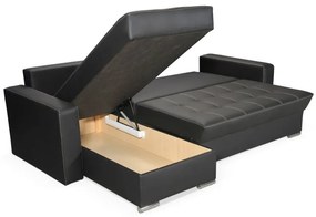 Zondo Colțar Valmero (negru) (S). 616118