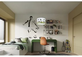 Lustră pe cablu pentru copii Sollux SL.1429 FOOTBALL 1xE27/15W/230V d. 40 cm