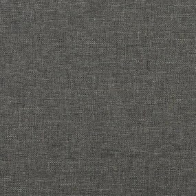 Cadru de pat box spring, gri inchis, 140x200 cm, textil Morke gra, 25 cm, 140 x 200 cm
