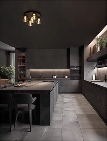 Lustra cu 5 spoturi LED design modern ESSENTIAL