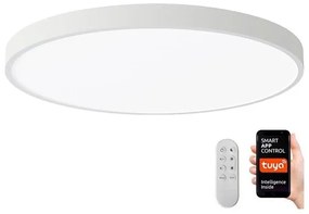 Plafonieră LED dimabilă Immax NEO 07253L SEMPLICI 60W/230V Wi-Fi Tuya alb + telecomandă