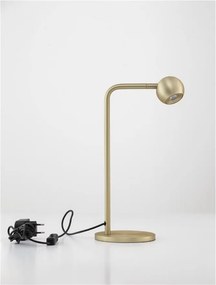 Lampa de masa cu spot LED SFERA aurie
