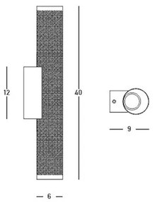 Aplica LED design decorativ modern Hilda