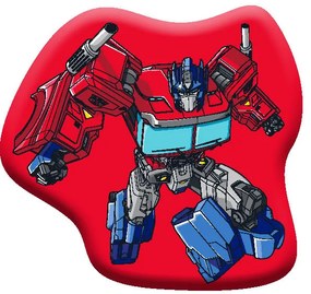 Transformers Red Autobot pernă decorativă 39x42 cm catifea