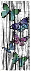 Perdea de ușă din bambus 200x90 cm Butterflies - Maximex