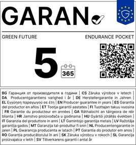Saltea Endurance Pocket Memory 7 Zone de Confort, H 30 cm, 160x190 cm