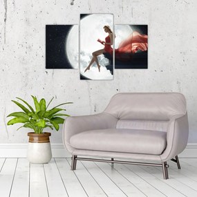 Tablou - Femeia sub clar de lună (90x60 cm)