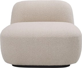 Fotoliu design modern LUX Bjorn, boucle crem 115336 HZ