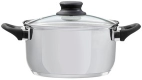 Oala inox cu capac 18cm, 2.5L, Lima