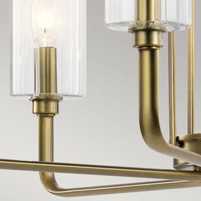 Quintiesse QN-KIMROSE6-BNB - Candelabru cu tijă KIMROSE 6xE14/40W/230V, auriu