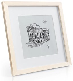 York, ramă pentru fotografii, pătrată, fotografii 30 × 30 cm, suport, sticlă