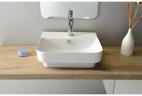 Isvea - Lavoar pentru blat SOTT AQUA 57x44 cm ceramică/alb