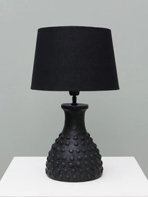 Lampa de masa, cu abajur din in, Circa