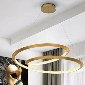 Lustra LED cu telecomanda design modern Eternity Ã97cm