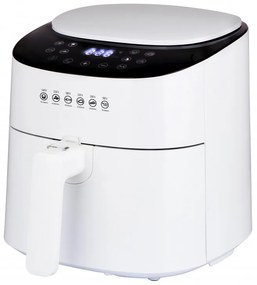Resigilat: Friteuza cu aer cald Rosberg Premium RP51980O, 40-220°C, 1300W, 4,2 L, Uscare fructe, Digital, 8 programe, Alb