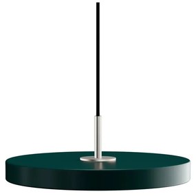 Lustră verde-închis LED cu abajur din metal ø 31 cm Asteria Mini – UMAGE