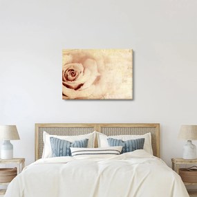 Tablou - floare de trandafir pentru îndrăgostiți (70x50 cm)