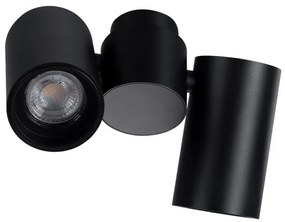 Spot modern directionabil aplicat tavan/plafon MAKALU 2 GU10 negru