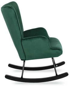 JAKS Fotoliu balansoar Elis verde