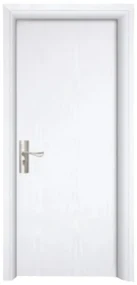 Usa Interior din MDF Novo Doors ND81, Cadru din Lemn Masiv, KIT COMPLET, Toc , Manere si balamale incluse (Culoare: Gri, Dimensiune: 60 cm, Maner: