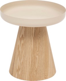 Masă de cafea HERCYNA pe un singur picior, Ø 40 cm