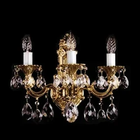 Aplica de perete Cristal Bohemia Exclusive SARKA III. WL