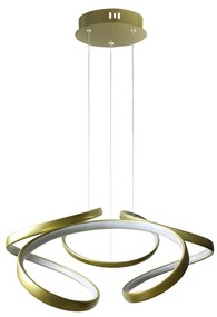 Lustra LED suspendata design modern CRAFT auriu
