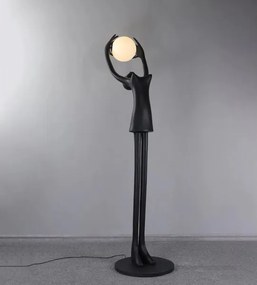 Immax 08812XL - Lampă de podea SILUETTE 1xE27/25W/230V 210 cm Human Girl