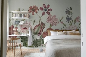 Tapet Wild Flowers, Vintage, Rebel Walls