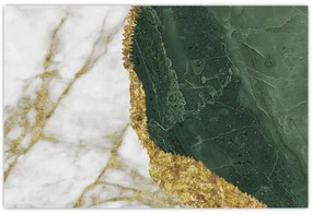 Tablou - Marmură verde N⁰3 (90x60 cm)