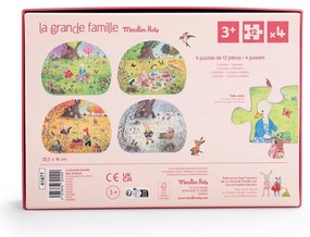 Puzzle La Grande Familie – Moulin Roty