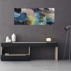 Tablou - Abstract acuarelă (120x50 cm)