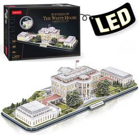 PUZZLE 3D LED CASA ALBA 151 PIESE - CUBICFUN (CUL529H)