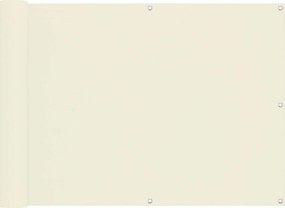 vidaXL Ecran de balcon Crem 75 x 200 cm Material Oxford