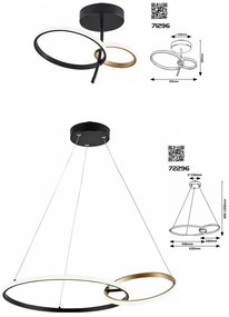 Lustra LED suspendata design modern Emilion