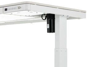 Birou OfficeTech 2 reglabil pe inaltime, 120 x 60 cm, alb