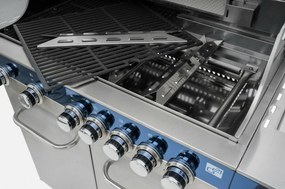Grătar cu gaz G21 Florida BBQ Premium line, 7 arzătoare + reductor gratuit