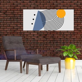 Tablou - Abstracție minimalistă N⁰2 (120x50 cm)